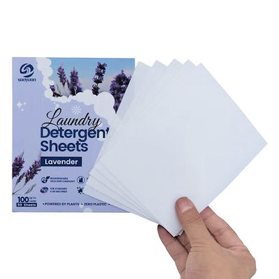 Guter Preis Wäscherei-Reinigungsanbieter Custom Logo Lavendel Duft Enzym Wäsche Papierstreifen Online