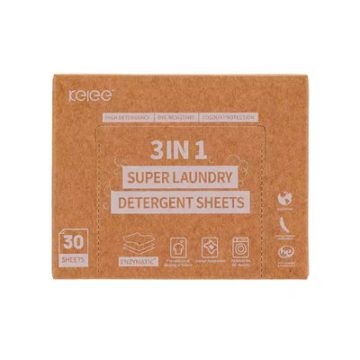 Guter Preis Natural Detergent Detergent Sheet Laundry 3 in 1 Lightweight Liquidless Fresh Scent Online