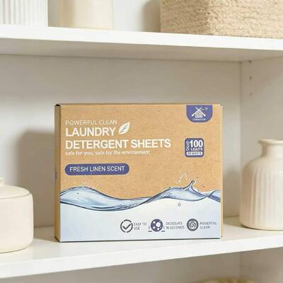 Custom Branded Custom strength laundry sheets wholesale clean deeply and remove embedded stains easily