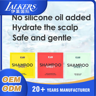 Guter Preis Maßgeschneiderte Shampoo-Blätter Öko-freundlich Platz sparen Konzentrat Shampoo-Tabletten Online