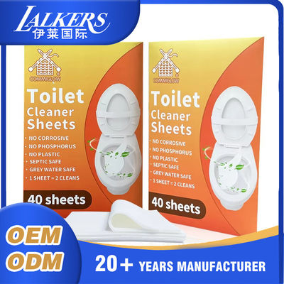 Guter Preis OEM Öko-Toilettentabletten Wasserlöslich Reduziert die statische Klemmung einfach zu bedienen Online