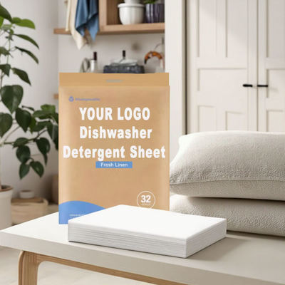 Konzentrierte, umweltfreundliche, feste Waschmittel-Blätter