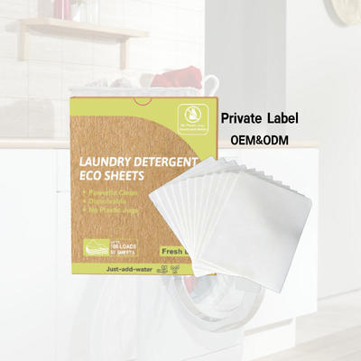 Eco Friendly 11*7cm Laundry Detergent Strips for baby clothes