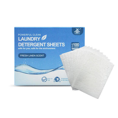 Guter Preis Hersteller von Einweg-Waschmittelblättern mit Öko-Lavendel- & Ozean-Duft und festen Enzymen Online