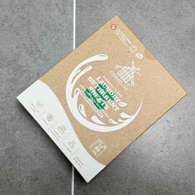 Umweltschonendes Festwaschmittel Konzentrierte Streifen Blätter Einwegreinigungspillen