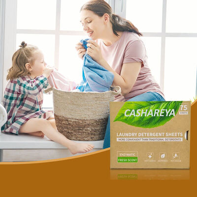 Tiefentschmutzung Waschmittelblatt Privatetikett Einwegwaschmittel Waschbleche