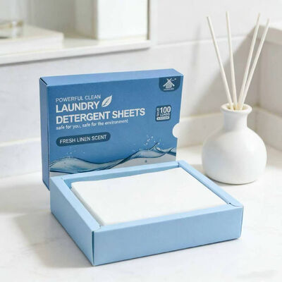 Guter Preis Großhandel umweltfreundliche Wäscheblätter liefern kraftvolle Fleckenentfernung für tägliche hartnäckige Verschmutzungen Online