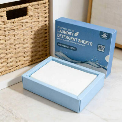 Biologisch abbaubare Waschmittelblätter im Großformat bieten individuelle Reinigung für hartnäckige Haushaltsflecken