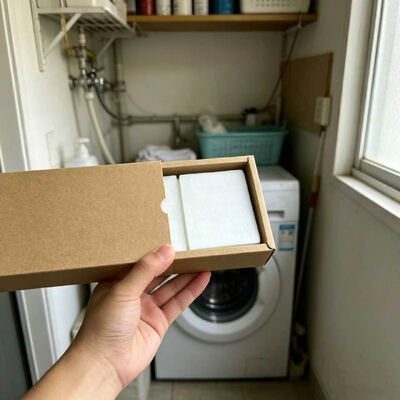 Residue Free Eco-Friendly Laundry Detergent Sheets with Strong Cleansing Power for Stubborn Stains