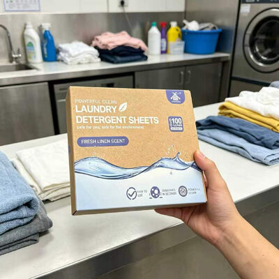 Guter Preis Hochkonzentrierte Waschmittelblätter auf pflanzlicher Basis mit Zero-Waste-Verpackung Online