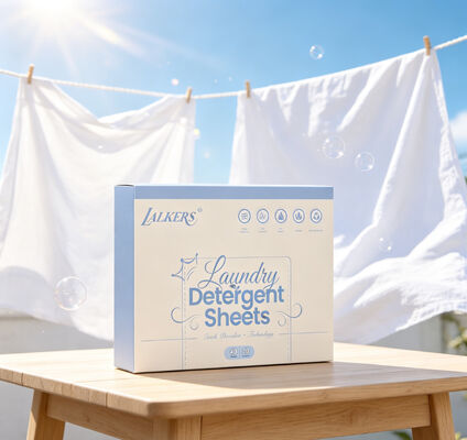 Guter Preis Reizfreie Waschmittelblätter mit pflanzlichen Tensiden und biologisch abbaubarer Verpackung Online