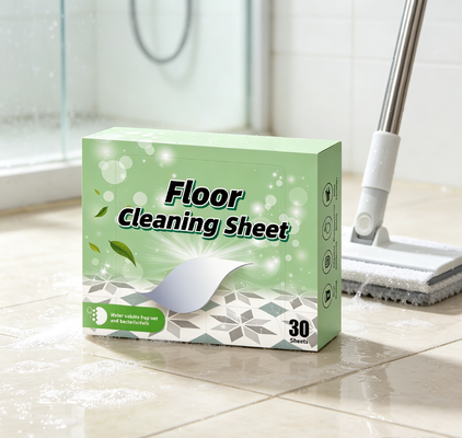 Guter Preis Biologisch abbaubares Bodenreinigungstuch mit pflanzlichem Tensid für Tiefenreinigung 11x14cm pro Streifen online